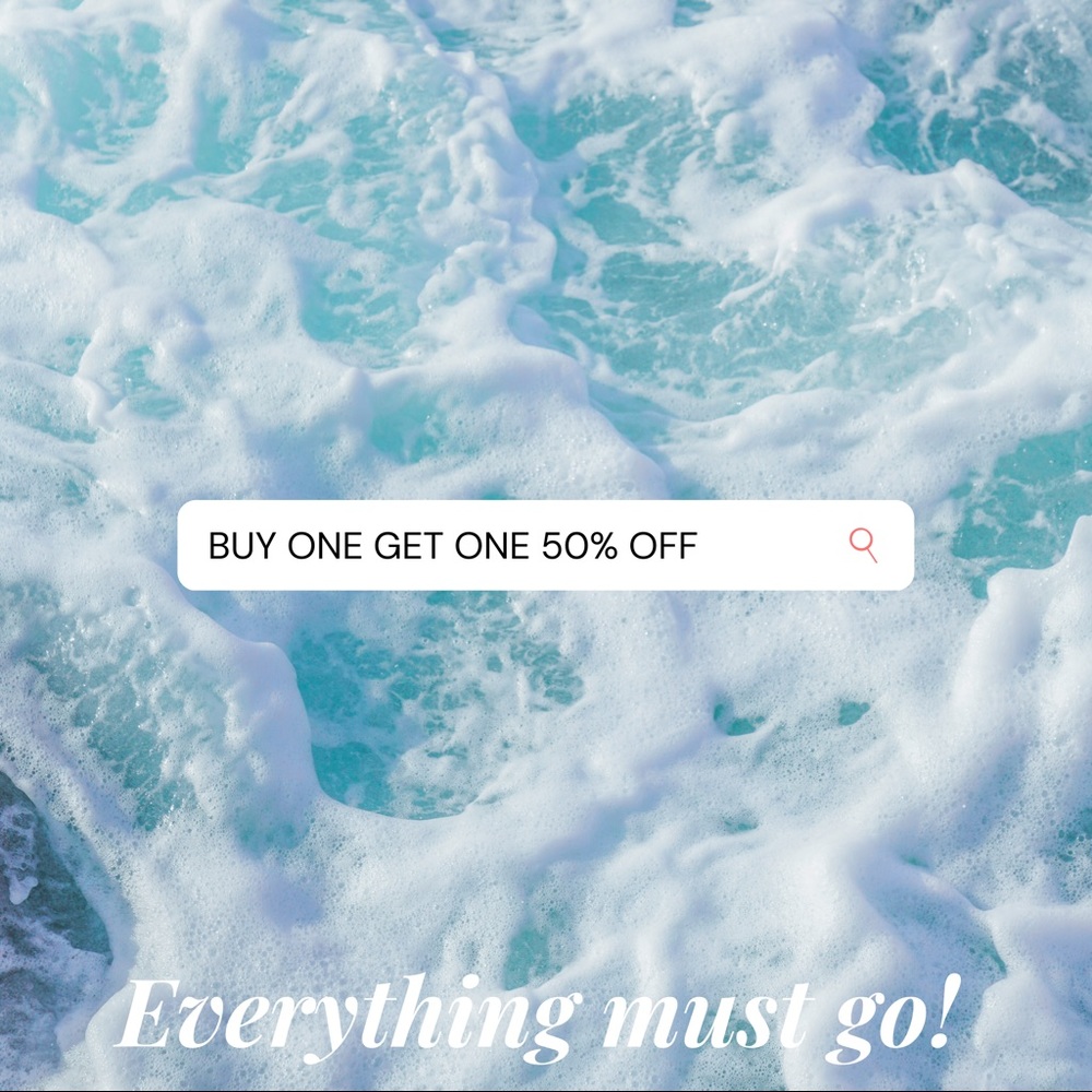 BOGO 50% SALE